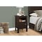 Monarch Specialties Accent Table - Espresso Night Stand With Storage I 2135 - alternate 2